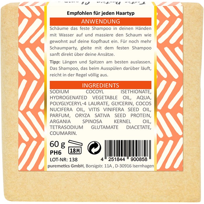 Festes Protein-Shampoo Mandelmilch