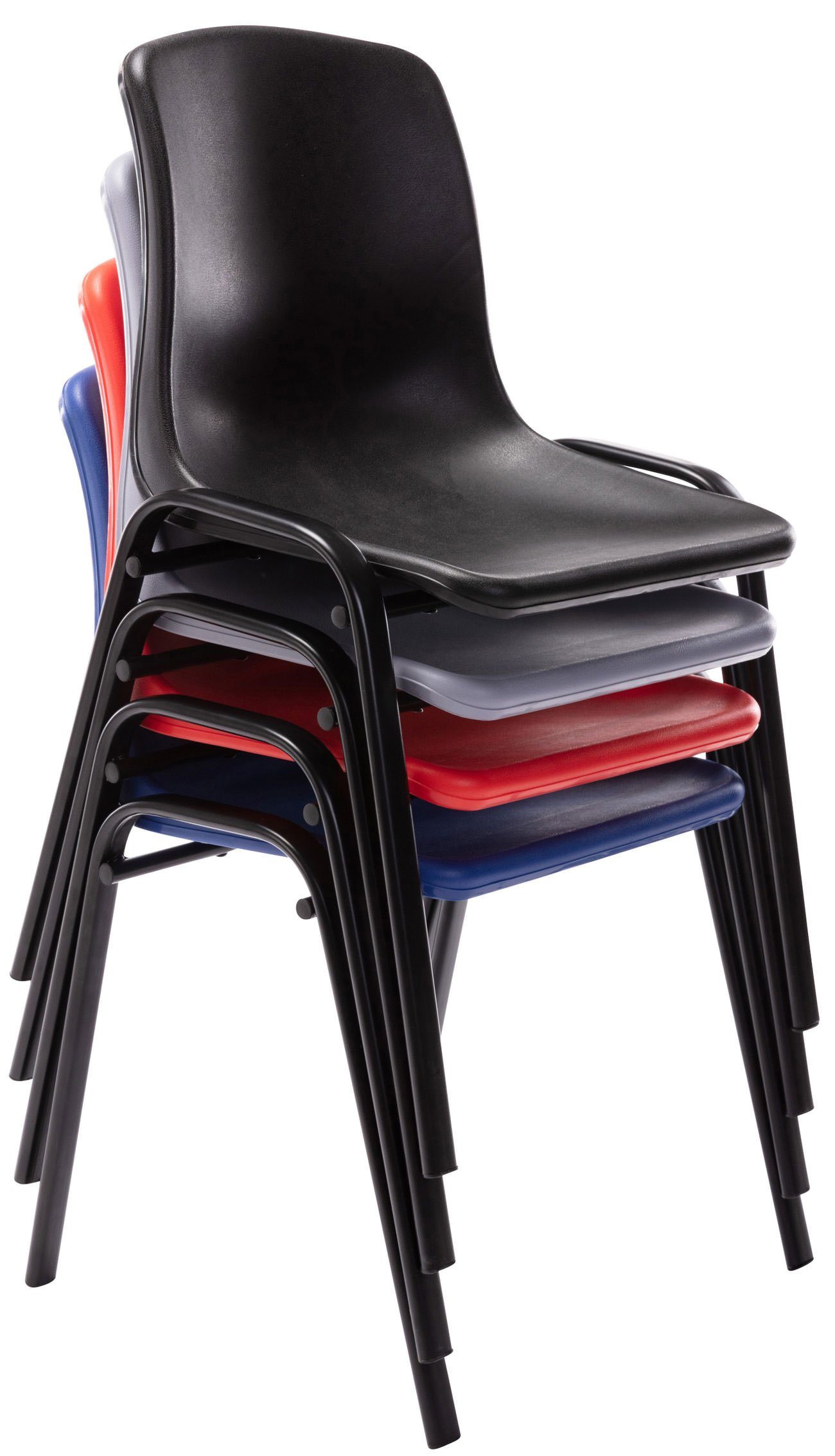 CLP Stapelstuhl Nowra Kunststoff (4er Set), stapelbar, modern