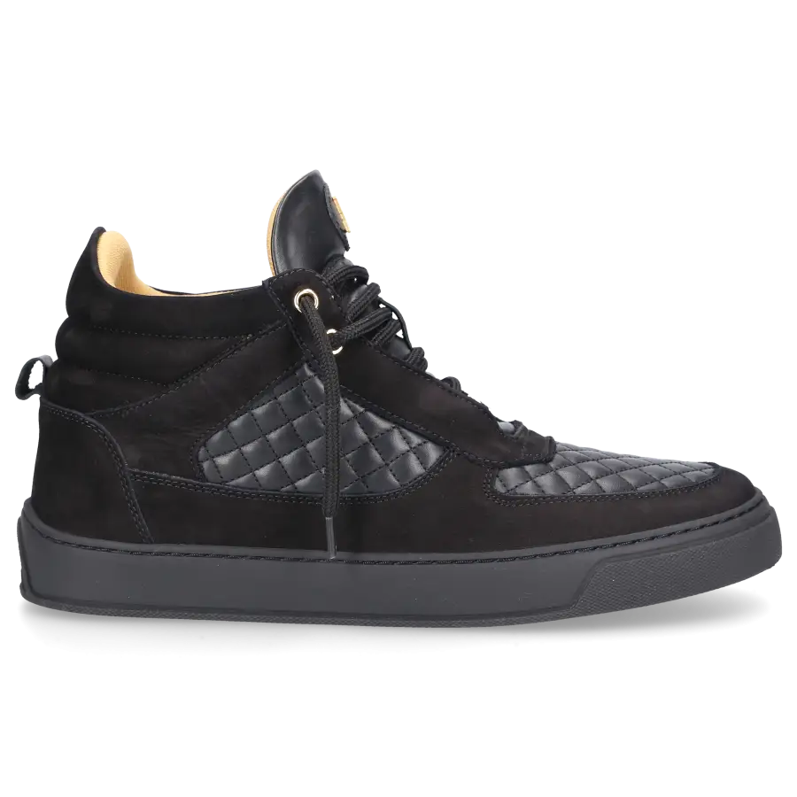 Leandro Lopes - Sneaker high FAISCA Veloursleder - schwarz