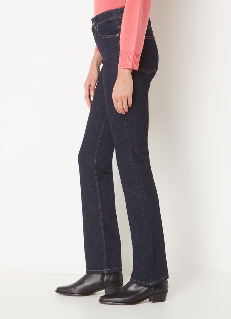 Benetton High waist bootcut jeans with dark wash