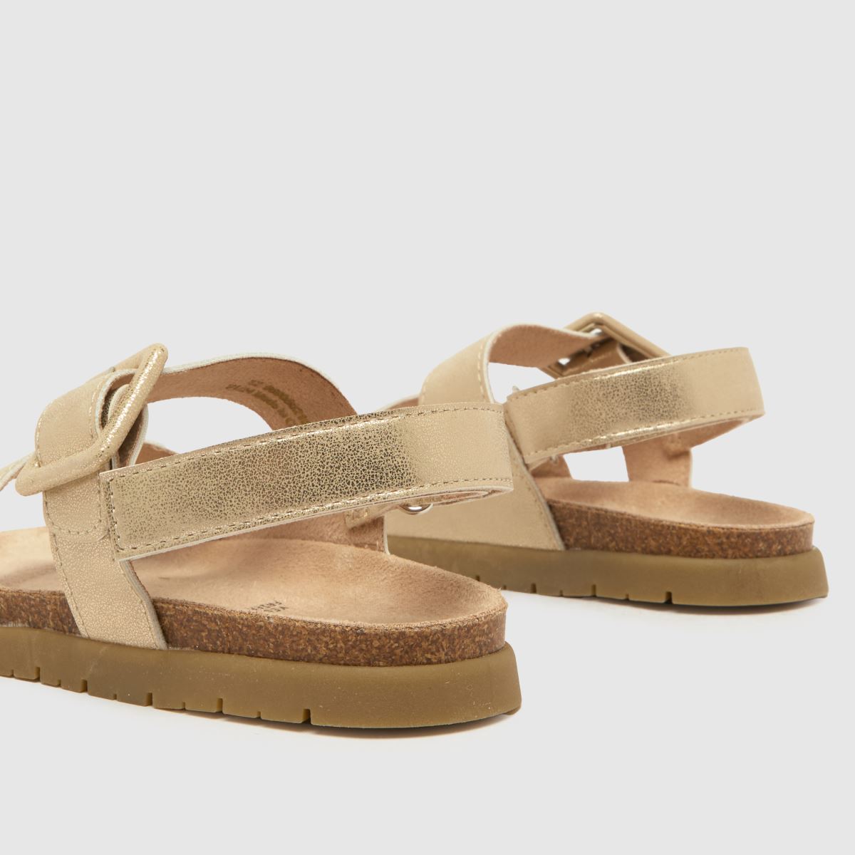 Schuh guldfärgade Tully-sandaler för flickor