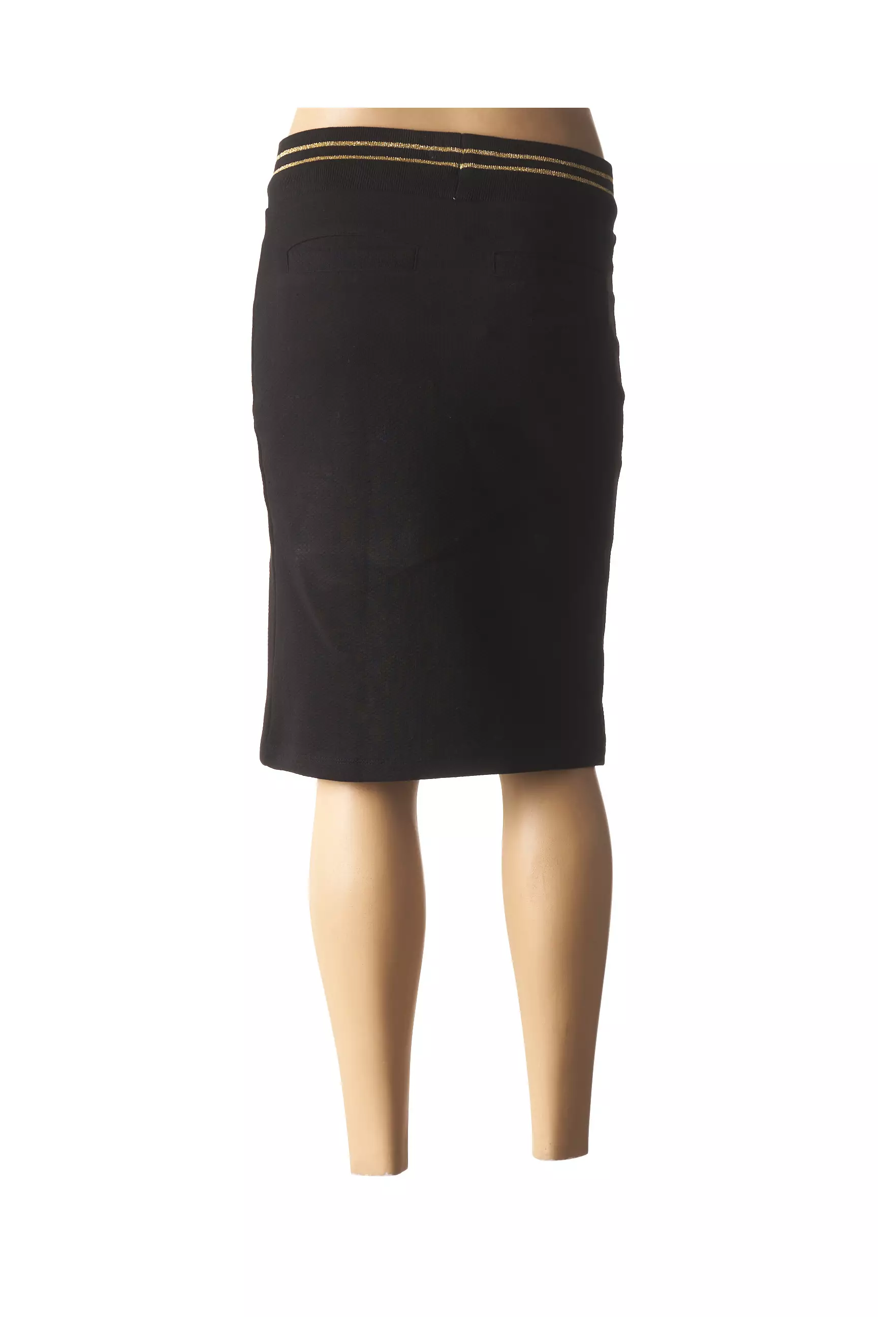 Black Wellis Jupes Mi Longues Femme couleur noir