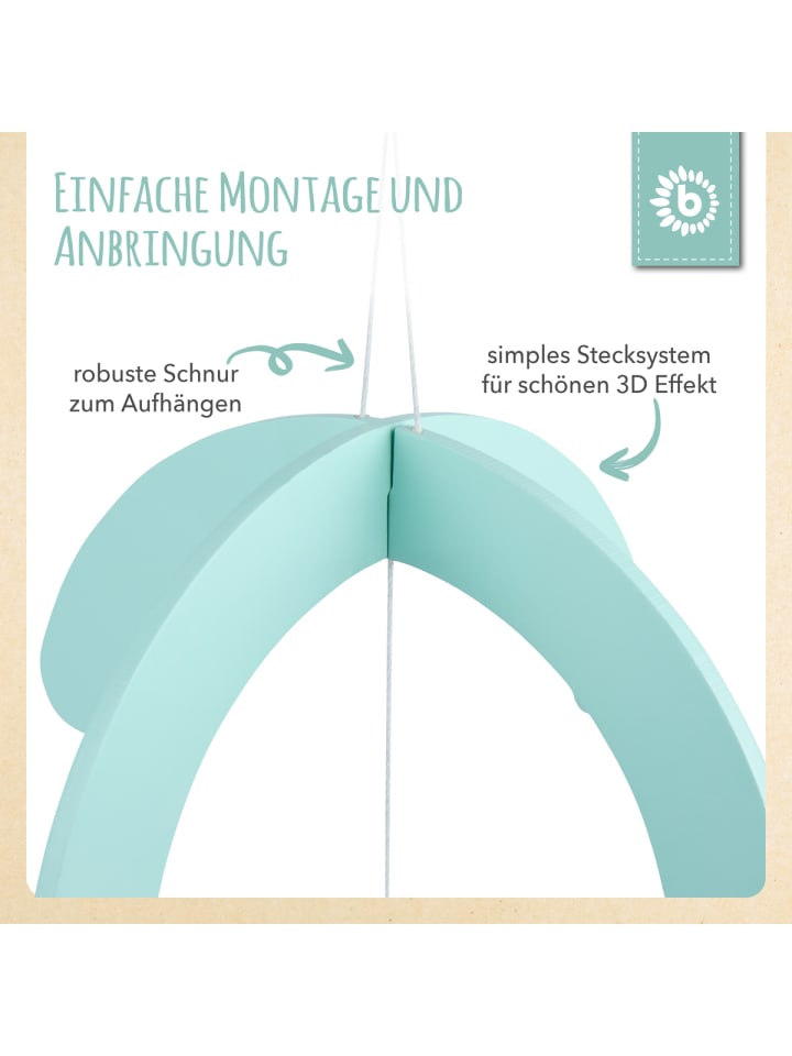 Bieco Spielwaren Mobile Holz Lama - ab Geburt in Mehrfarbig günstig kaufen onesize