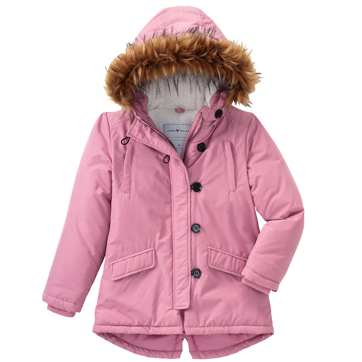 Mädchen Parka mit Fellimitat