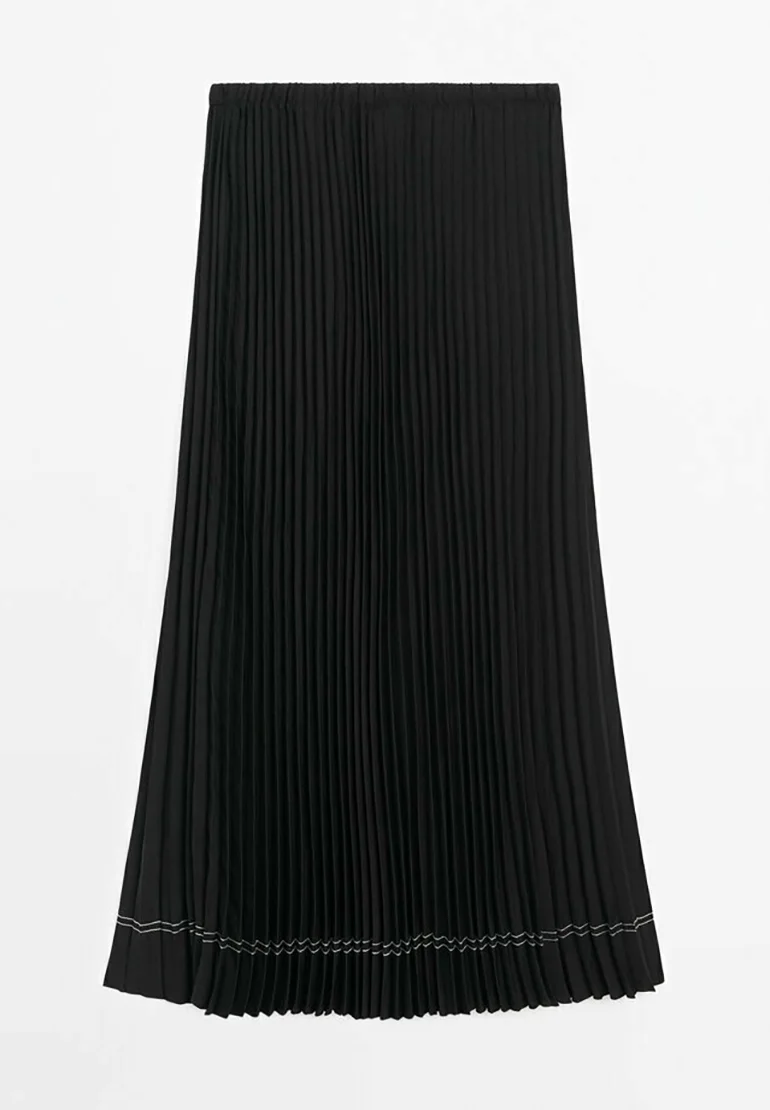 Massimo Dutti DRAWSTRING - Falda larga