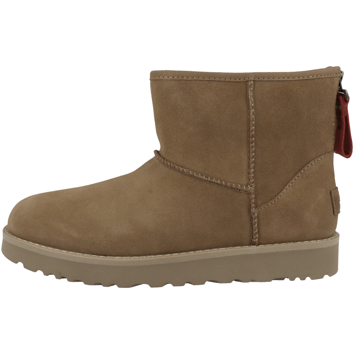 UGG Classic Mini Logo Zip Boots braun