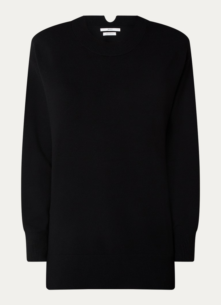 BRAX Lea fine knitted sweater with split