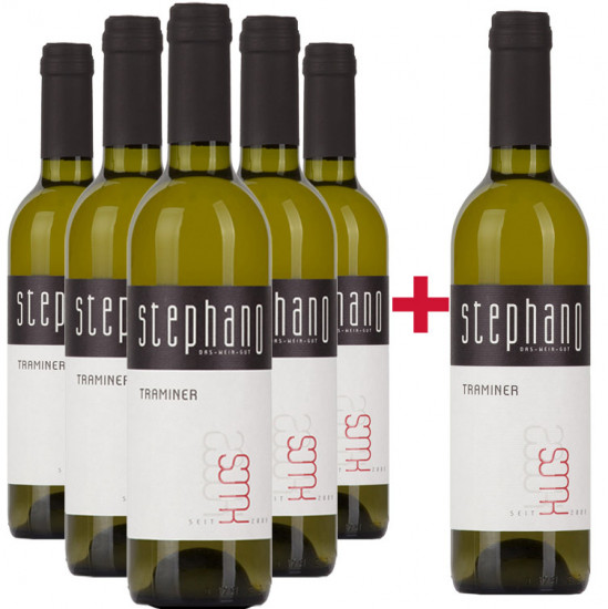 5+1 Paket Traminer trocken - Weingut StephanO