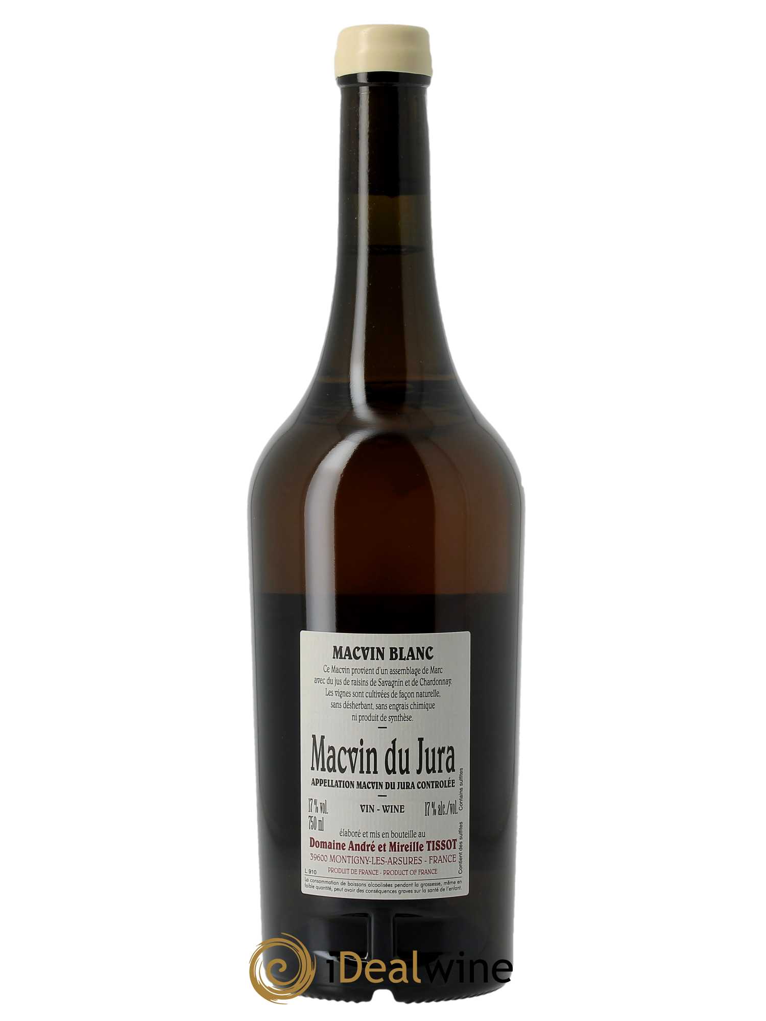 Macvin du Jura Bénédicte et Stéphane Tissot   - Lot de 1 Bouteille