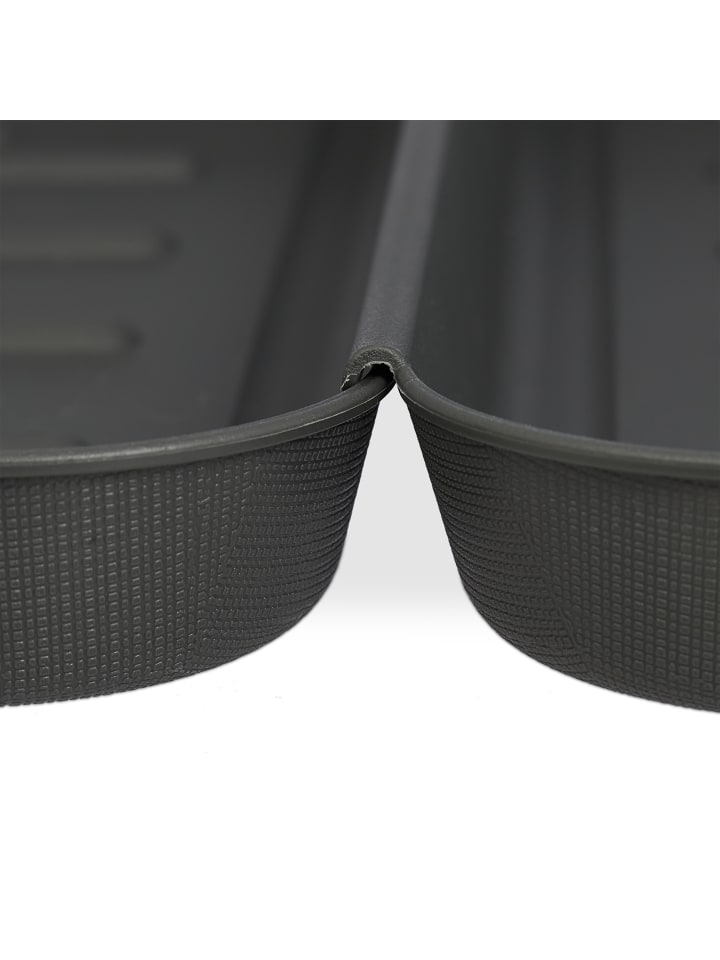 relaxdays 3 x Schuhabtropfschale in Grau - (B)35 x (H)3 x (T)27 cm günstig kaufen onesize