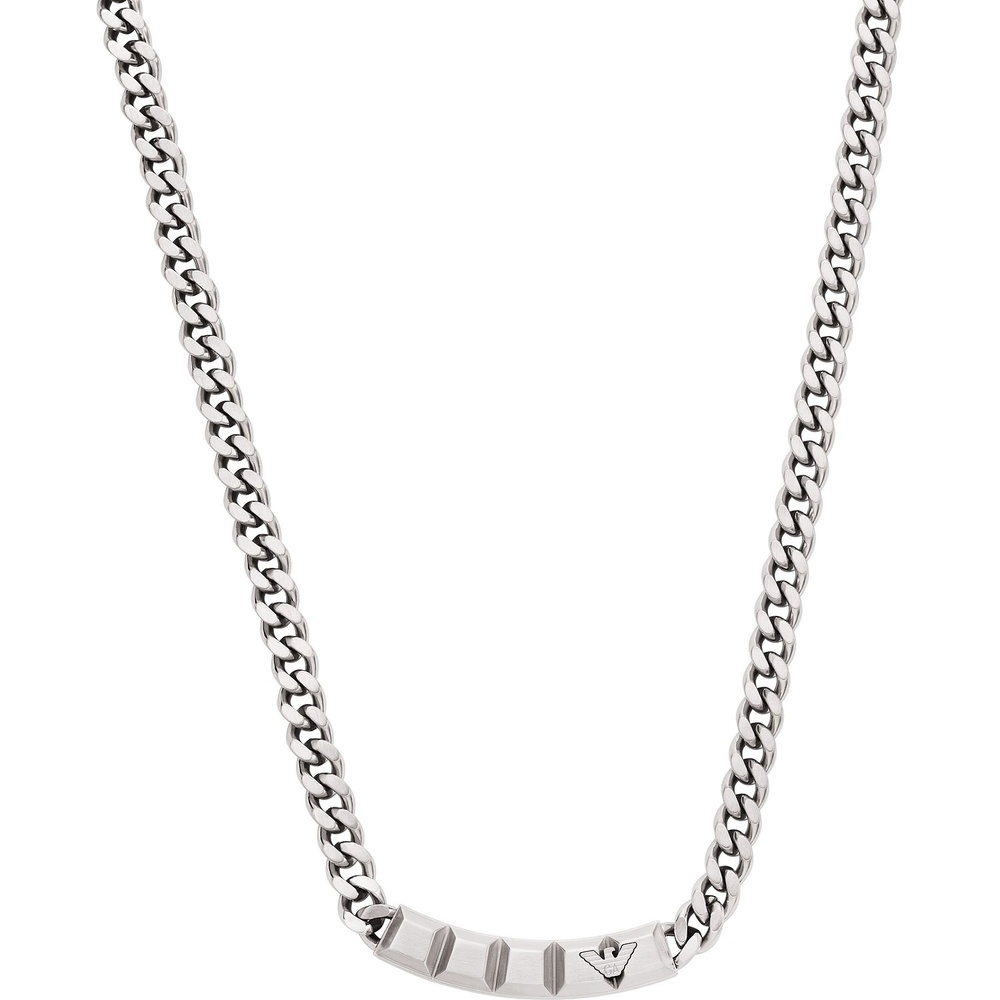 Emporio Armani Chaînette Acier inoxydable collier