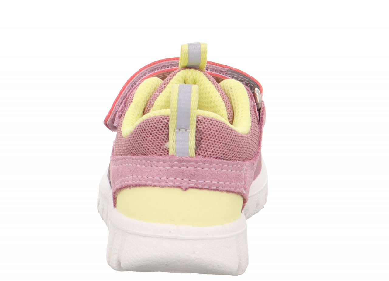 SPORT7 MINI - Rosa/GelbSneaker low mit Klettverschluss