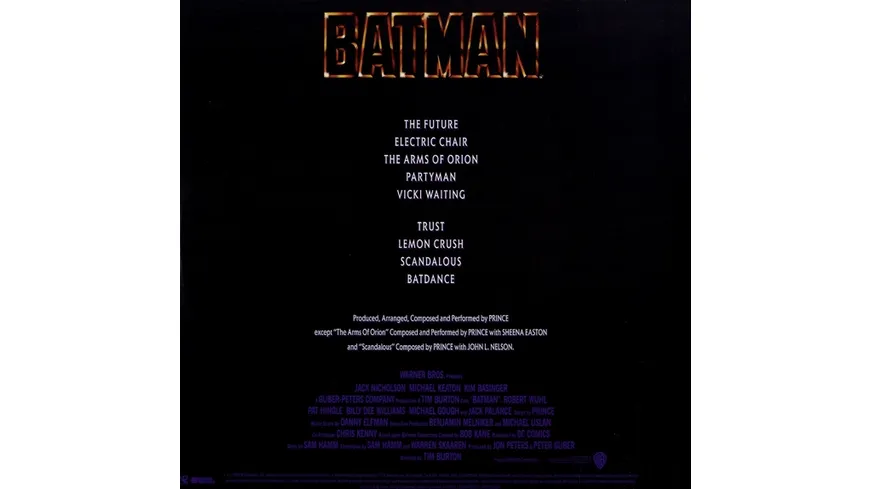 Batman Motion Picture Soundtrack