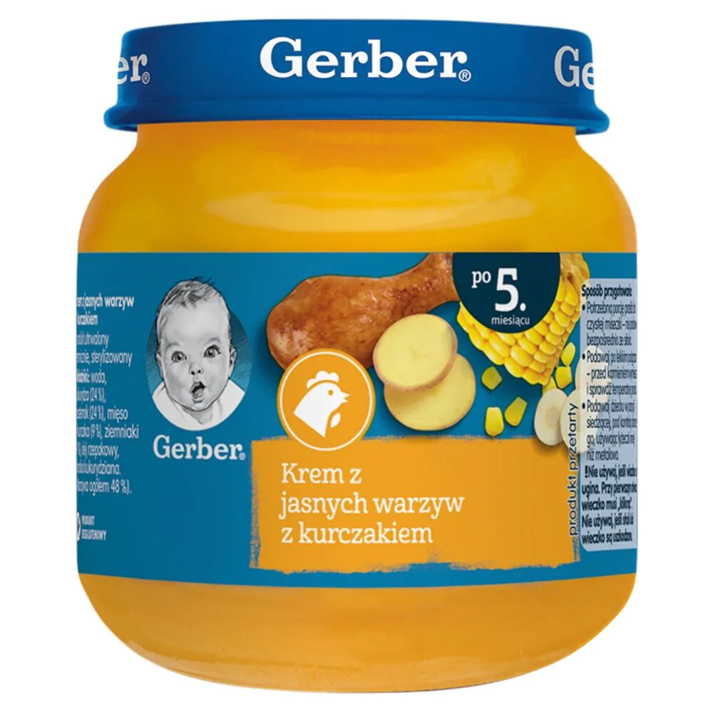 Gerber piletina u biljnoj pavlaki za večeru nakon 5 mjeseci
