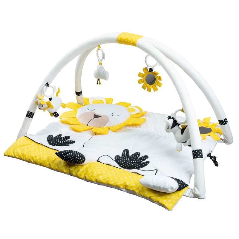 Tapis d'éveil Pluche et pompon