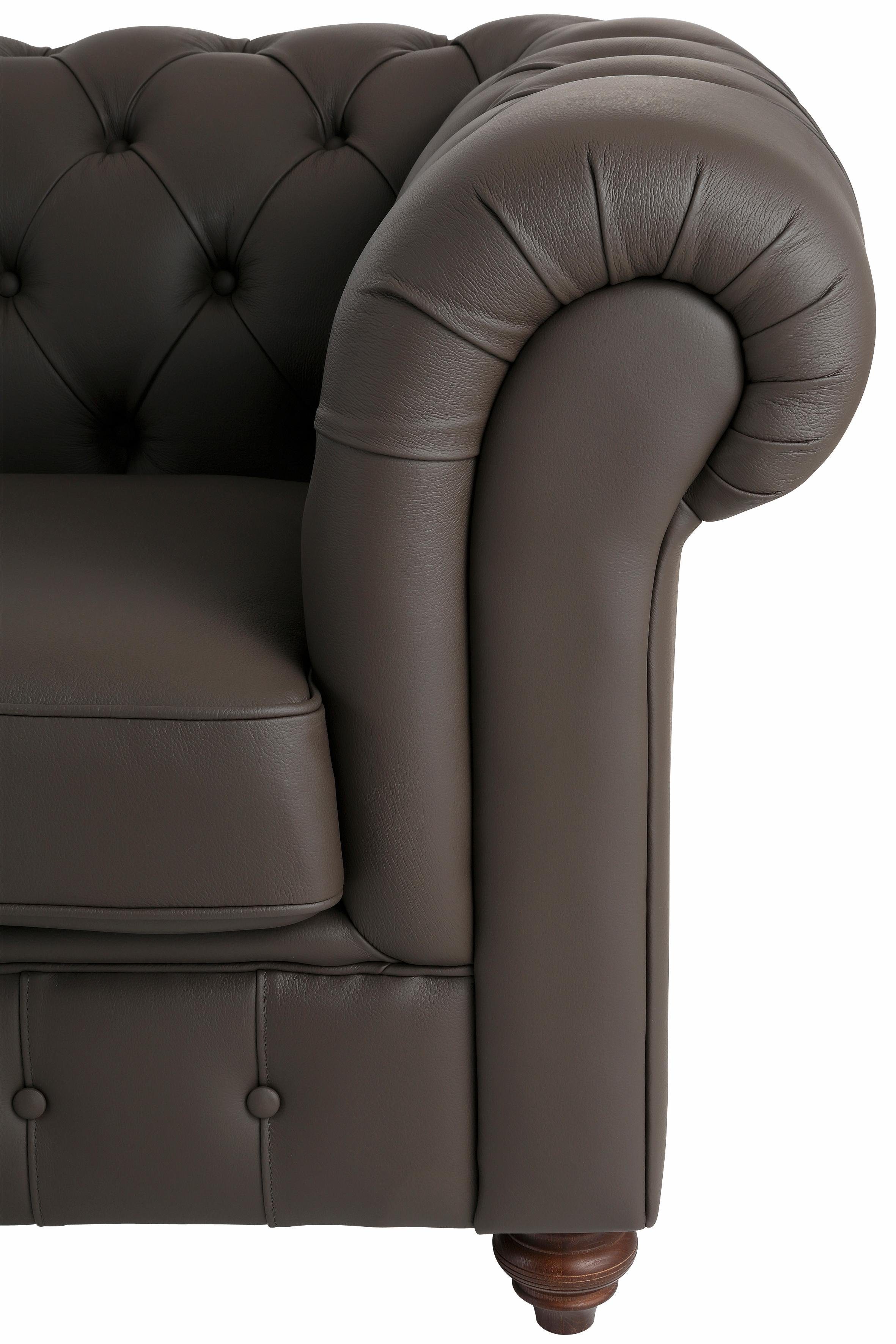 Home affaire Chesterfield-Sofa Chesterfield, mit Knopfheftung, auch in Leder