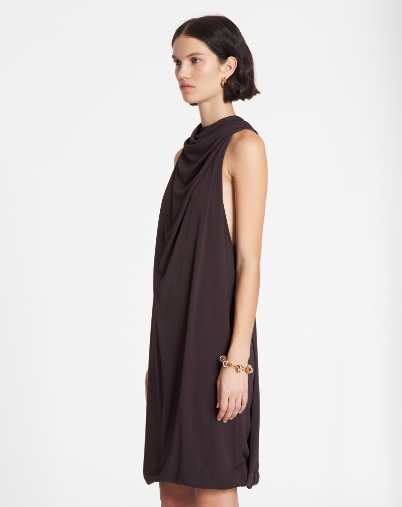 ROBE COURTE DRAPÉE