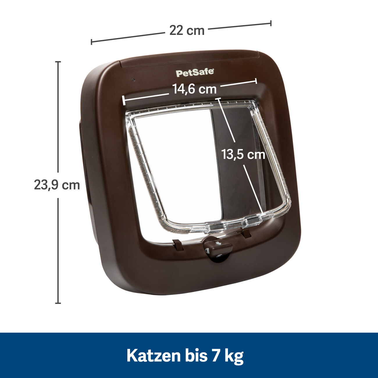 PetSafe Klappen & Türen PetSafe Mikrochip-Katzenklappe, Braun