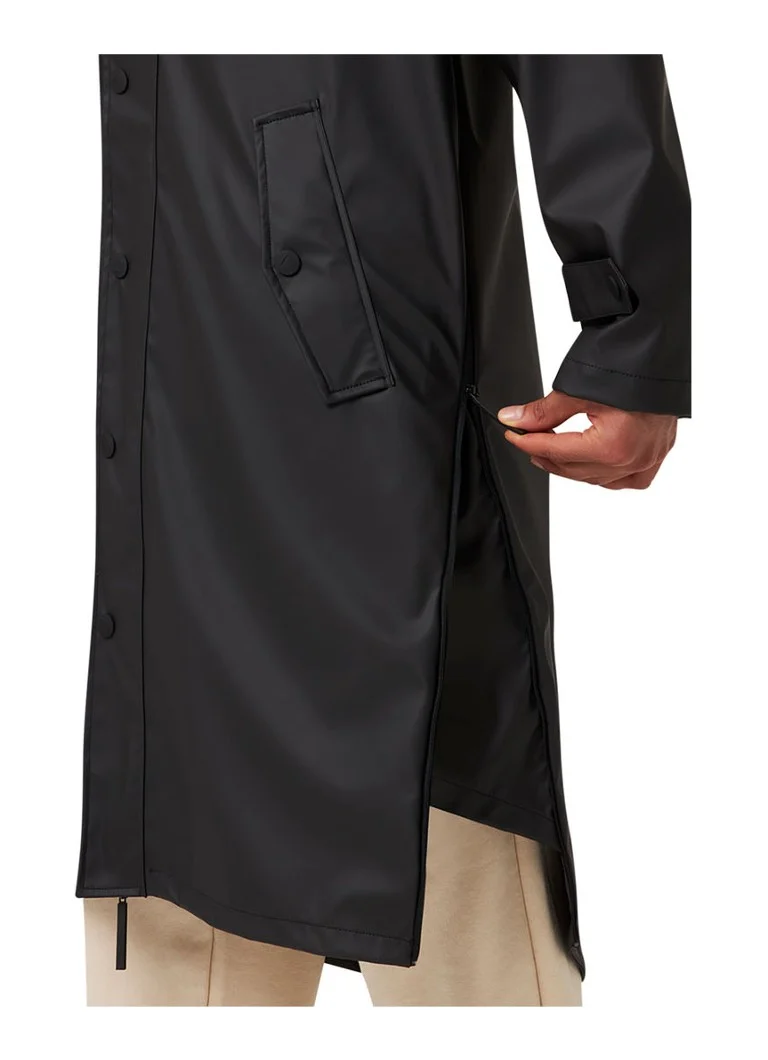 Giacca antipioggia unisex Maium Longline z cappuccio