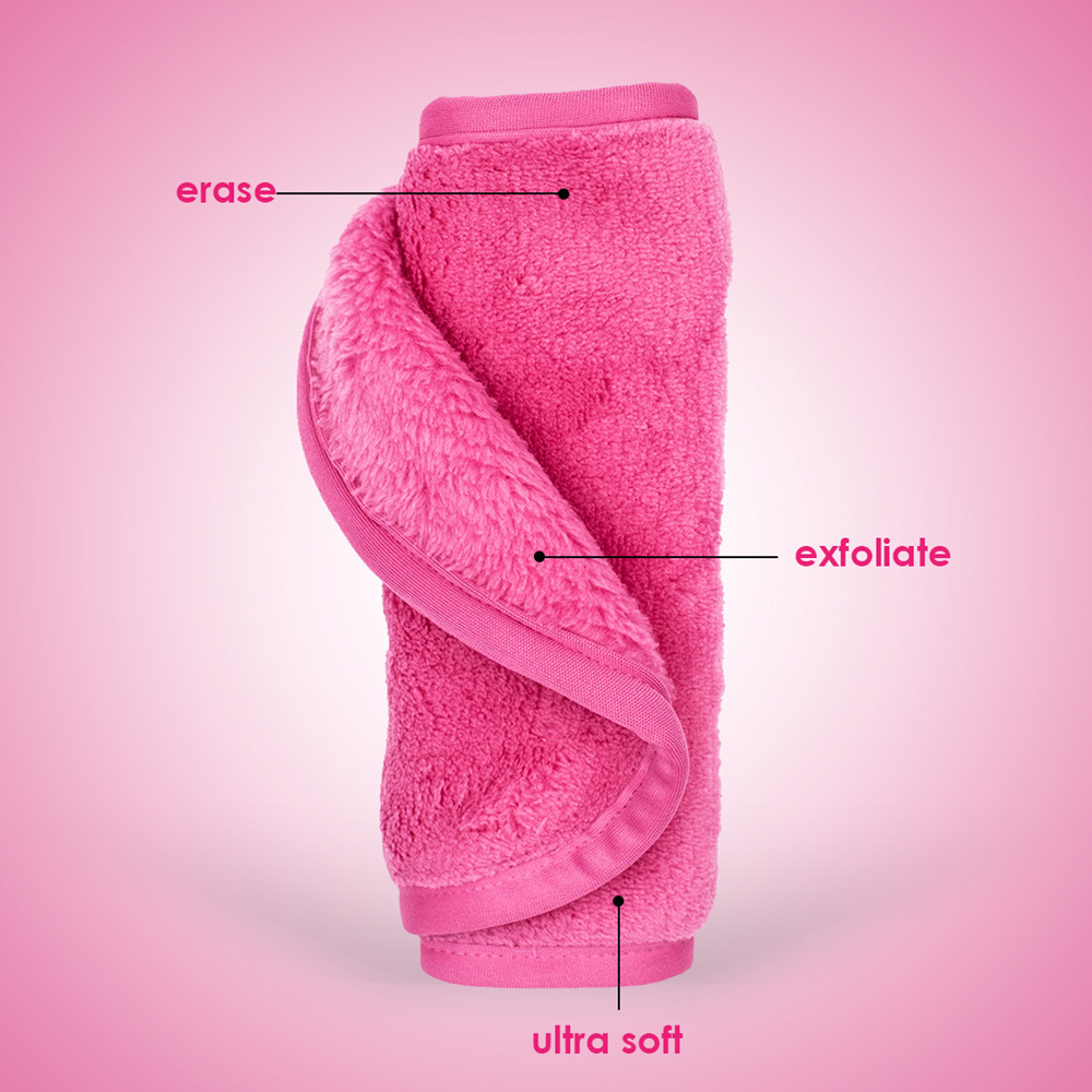 MakeUp Eraser Original Pink Serviette démaquillante réutilisable