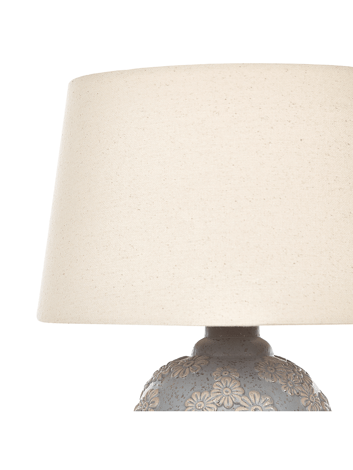 Beliani Tischleuchten FERREY in Grau/Beige - (W) 30 x (H) 46 x (L) 30 cm günstig kaufen onesize