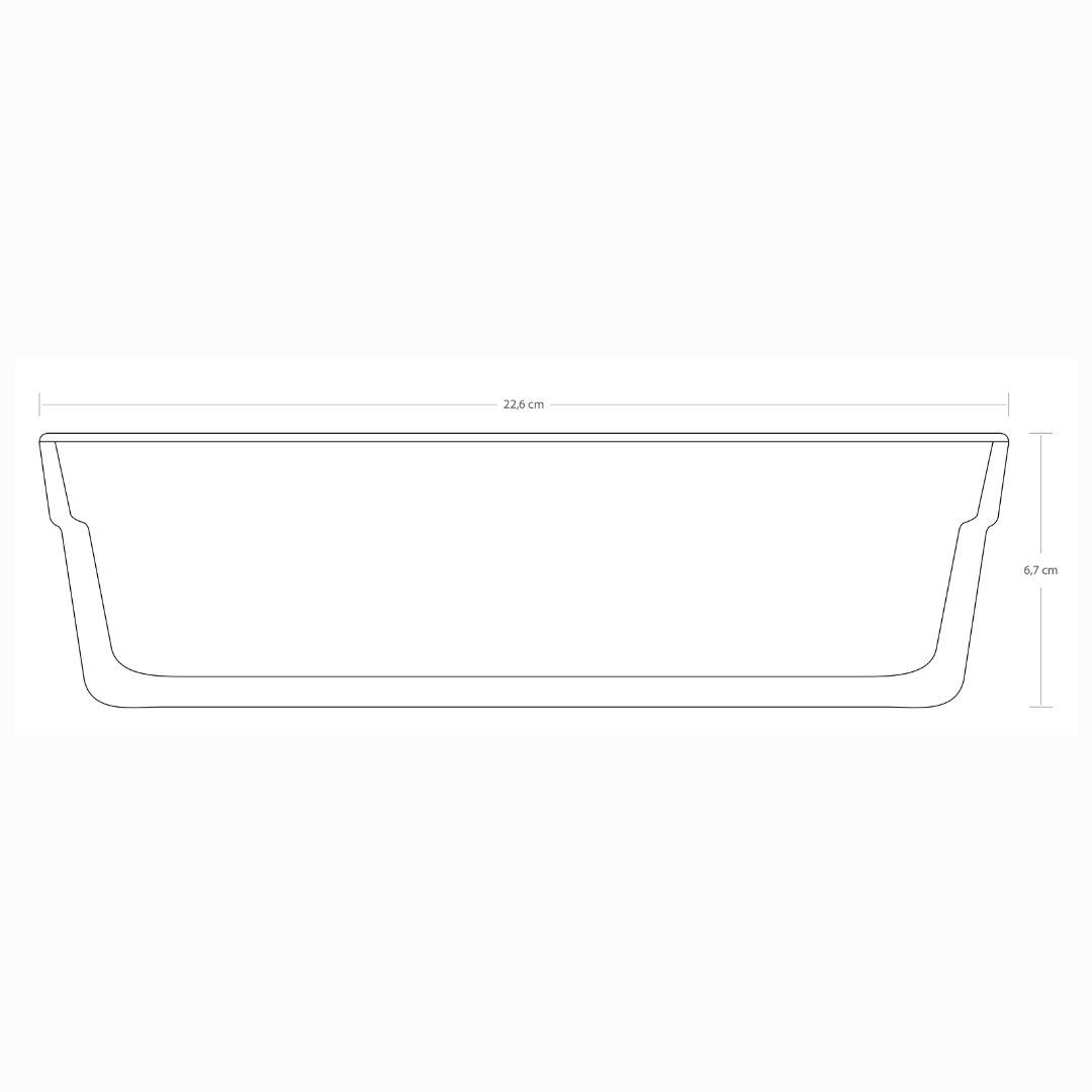 Pasabahce Auflaufform Premium Borcam 2400 - 4100 ml, Glas, (1-St), Spülmaschine, Mikrowelle, Backofen geeignet