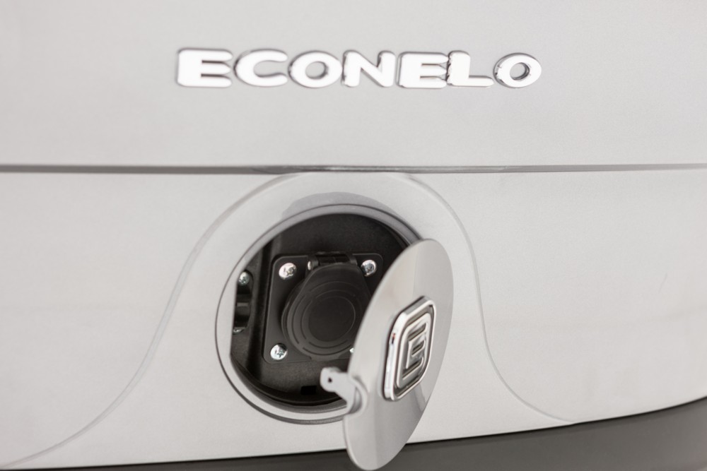 Econelo Elektro Kabinenroller Nelo 4.1  45 km/h silbergrau