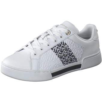 Tommy Hilfiger Monogram Elevated Sneaker in weiß