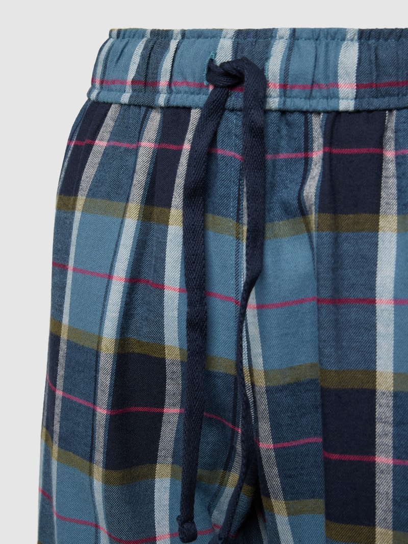 Pyjama-Hose mit Streifenmuster in blau
