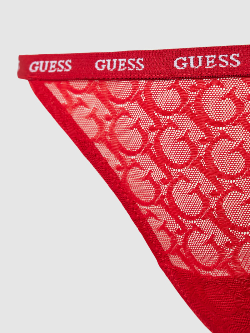 String in semitransparentem Design Modell 'EDYTHA' in rot