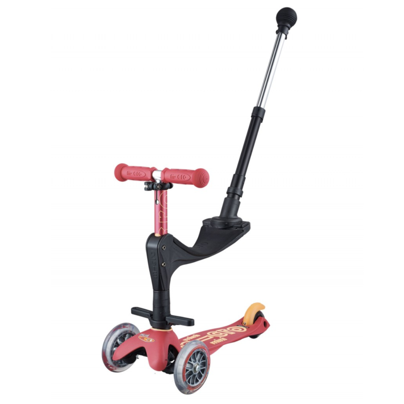 Trottinette évolutive 3 roues – Mini Micro 3en1 Deluxe + Rubis Led