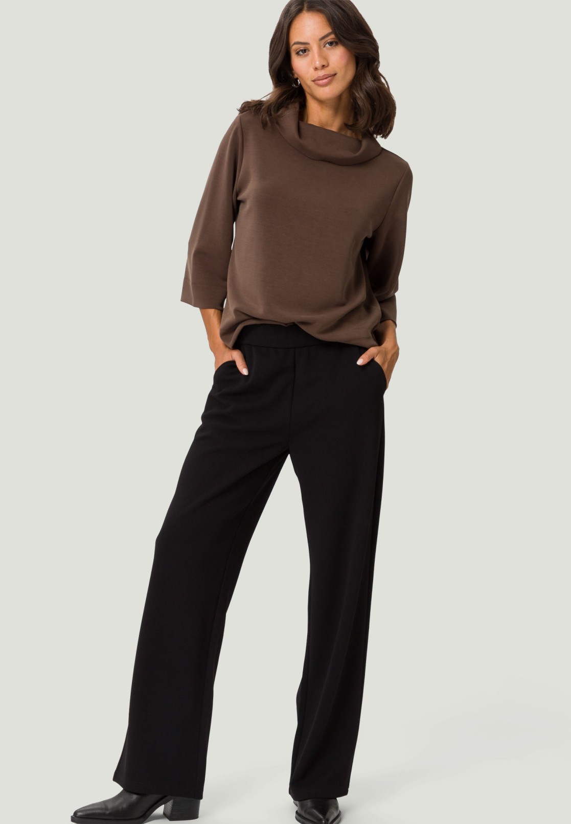 Sweatshirt aus softem Modal Mix