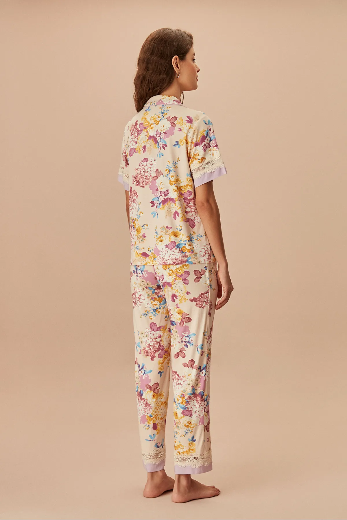 SUWEN  Amour maskulines Pyjama-Set