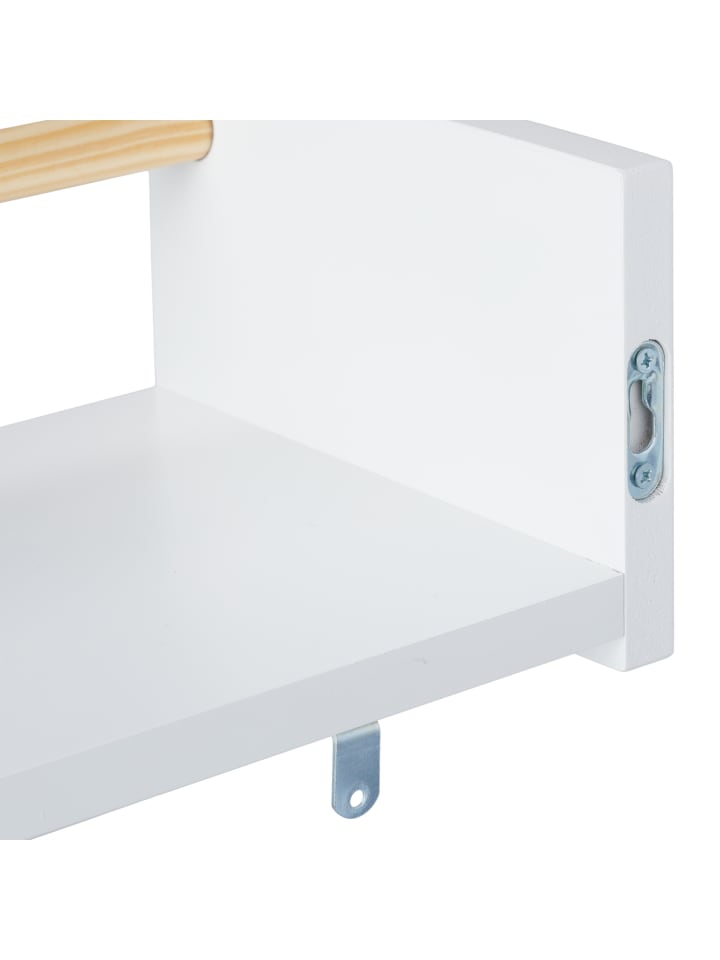 relaxdays 3 x Kinderregal in Weiß/ Natur - (B)50 x (H)12 x (T)18 cm günstig kaufen onesize