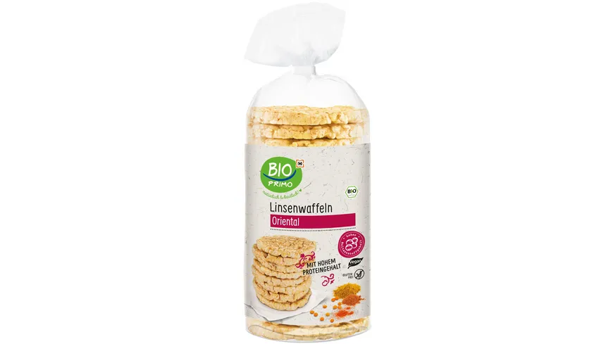 BIO PRIMO Bio Linsenwaffeln Oriental 122 g