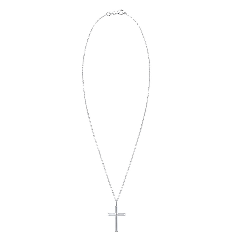 KUZZOI KUZZOI Collier Collier pour hommes en 925/1000 argent massif oxydé, plaqué or Bijoux
