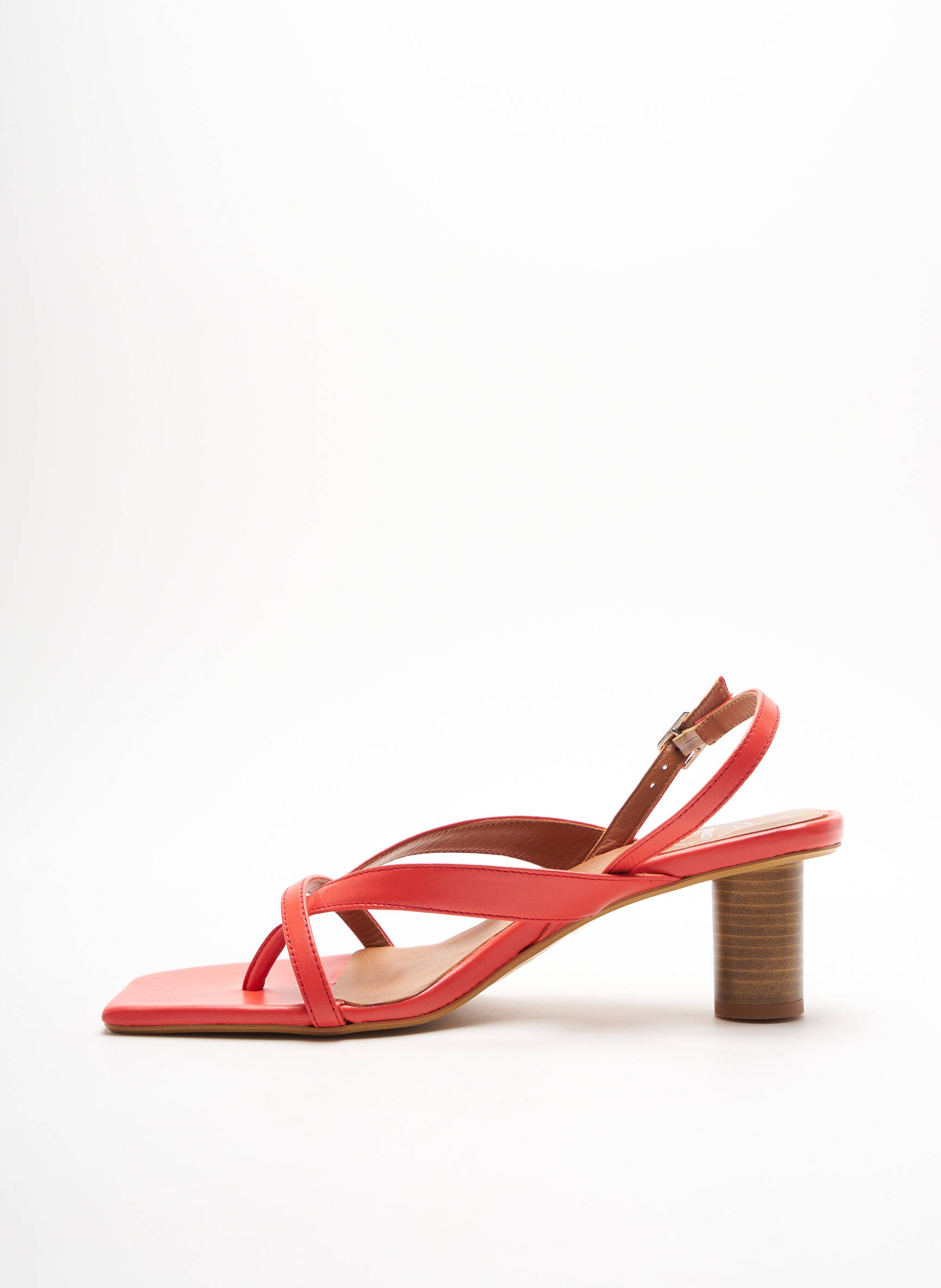 Sarenza Sandales Nu Pieds Femme couleur rouge