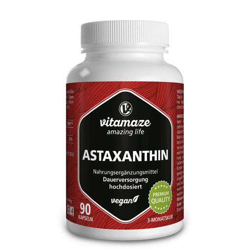ASTAXANTHIN 4 mg vegan Kapseln  90 St  Kapseln