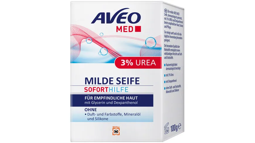AVEO MED Milde Seife - Urea 100 g