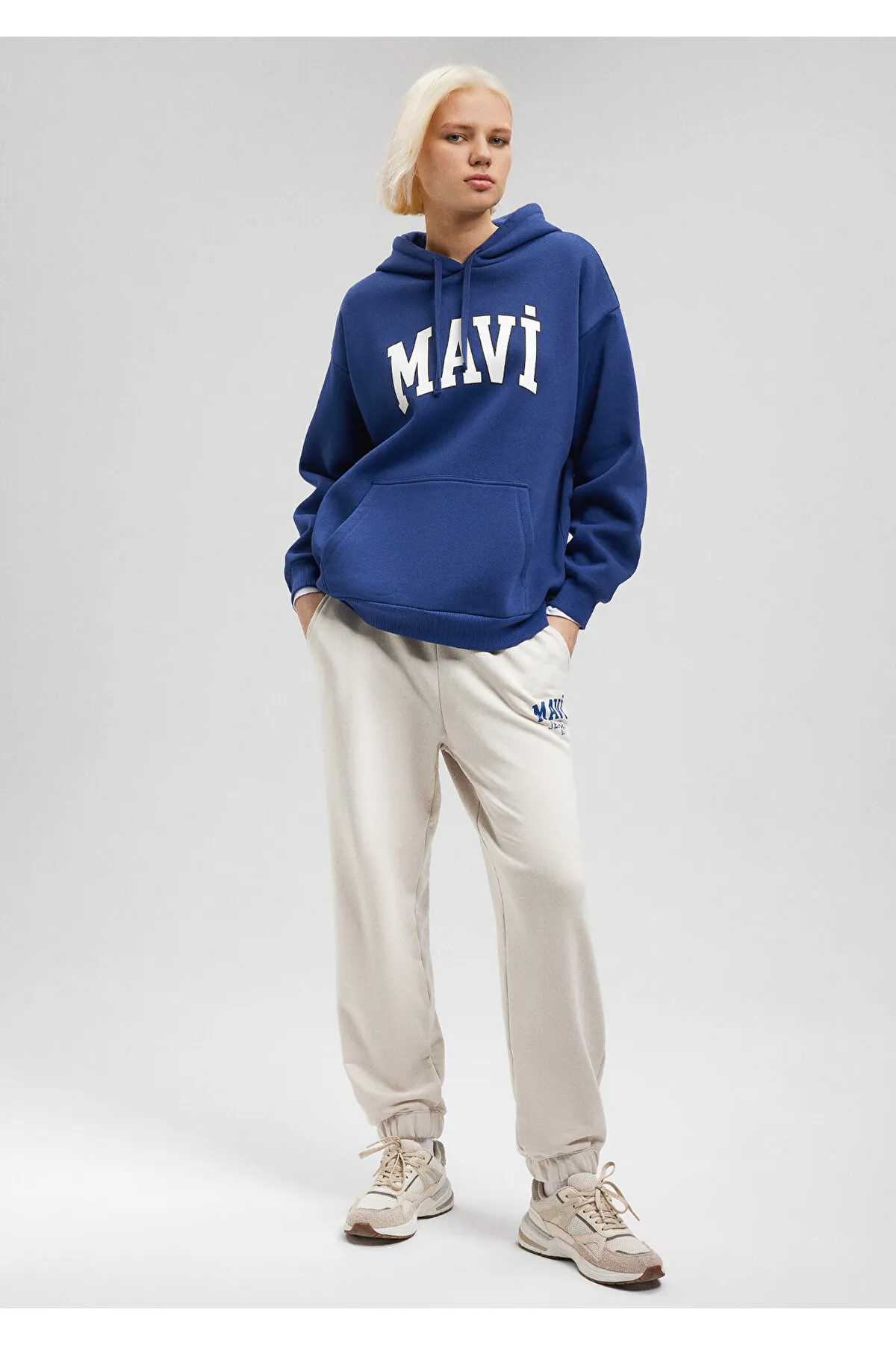 Mavi  Sweatshirt mit Logo-Print, Übergröße/Weitschnitt 1600361-70722