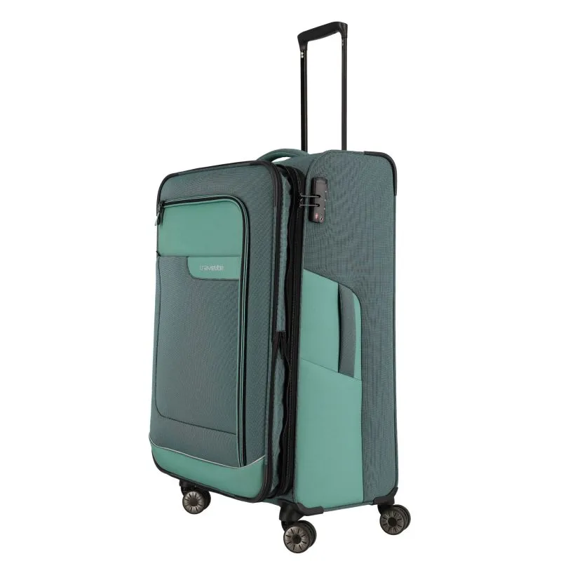 Travelite VIIA Trolley 4 Rollen L - Eukalyptus