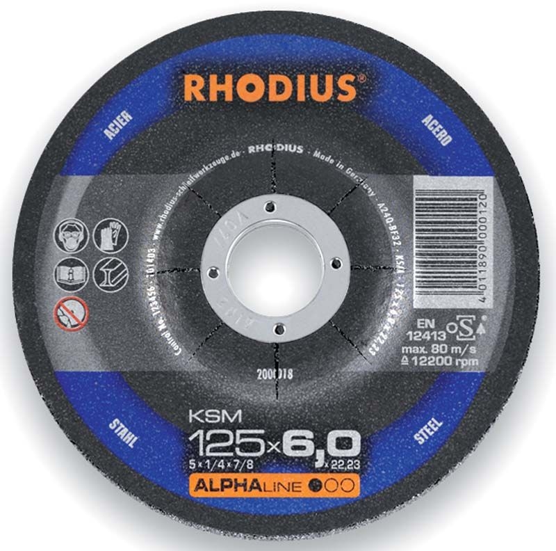 Tarcza szlifierska Rhodius 200090 KSM Metal 230 x 6,0 x 22,23 mm