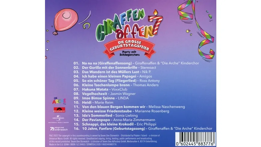 Giraffenaffen 7-Die Große Geburtstagsfeier