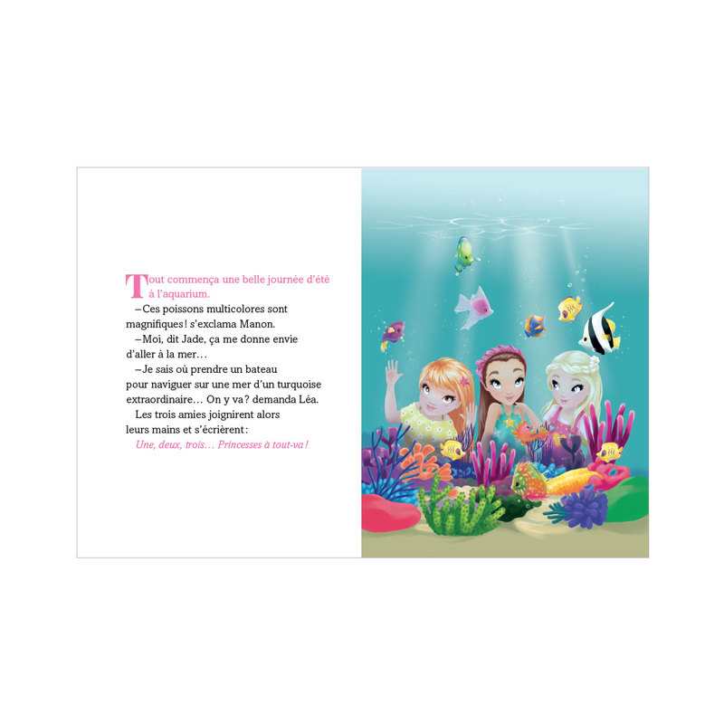 Livre 1, 2, 3 Princesses T9 Au secours de la sirène - Play Bac