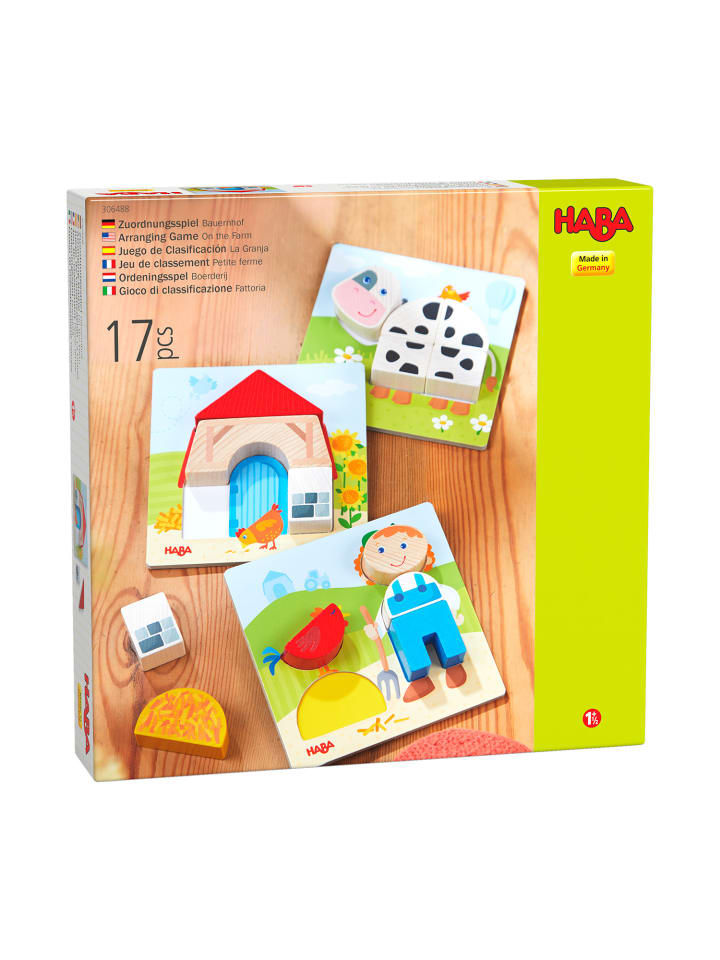 Haba Lernspielzeug Zuordnungsspielzeuge in Bauernhof günstig kaufen onesize