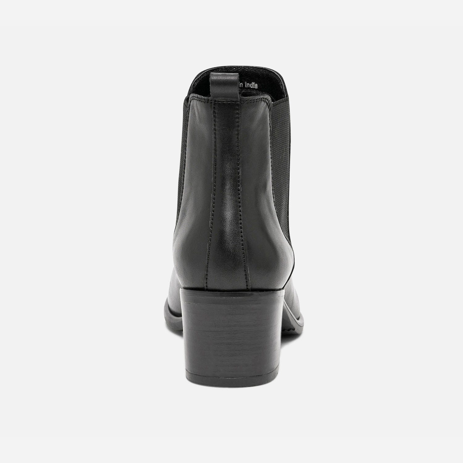 Chelsea boots noir en cuir