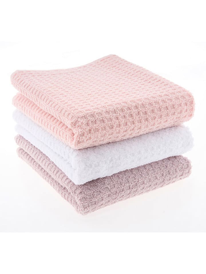Violeta Home 6er-Set: Geschirrtücher in Rosa/ Weiß/ Lila - (L)66 x (B)40 cm günstig kaufen onesize