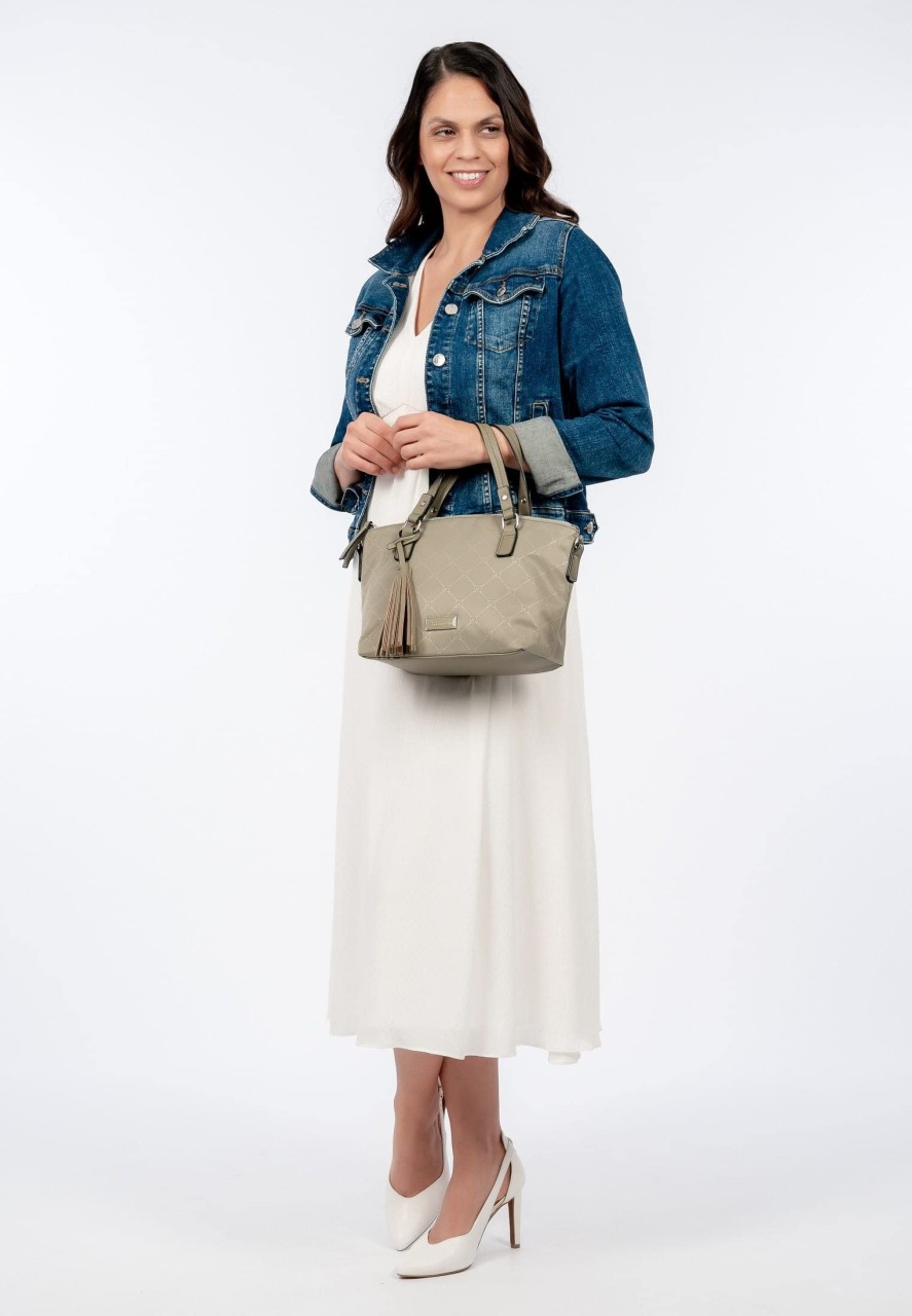 CALPIERRE Handtaschen khaki Lisa