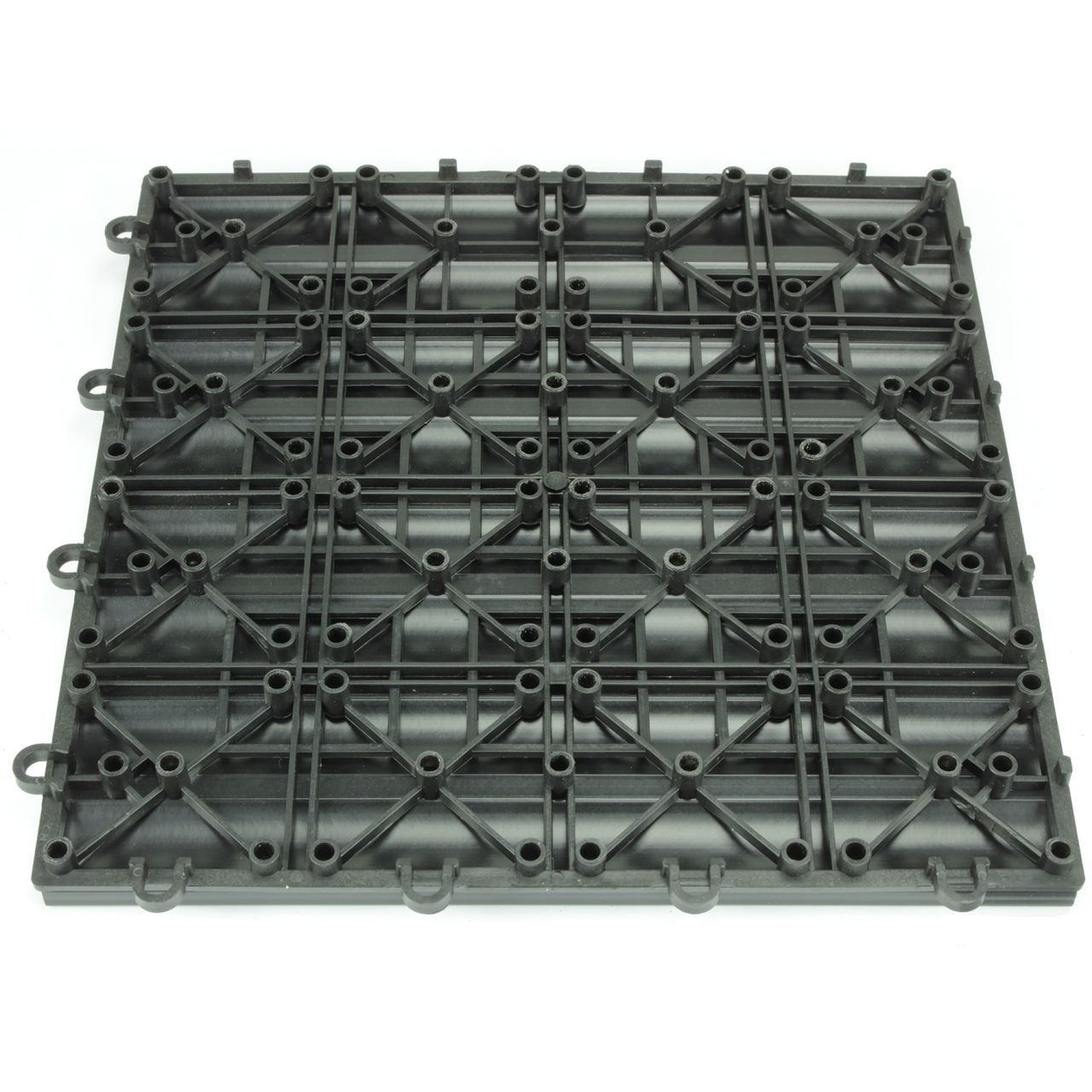 TOP MULTI WPC Fliesen 30 x 30cm anthrazit profiliert 1 m²