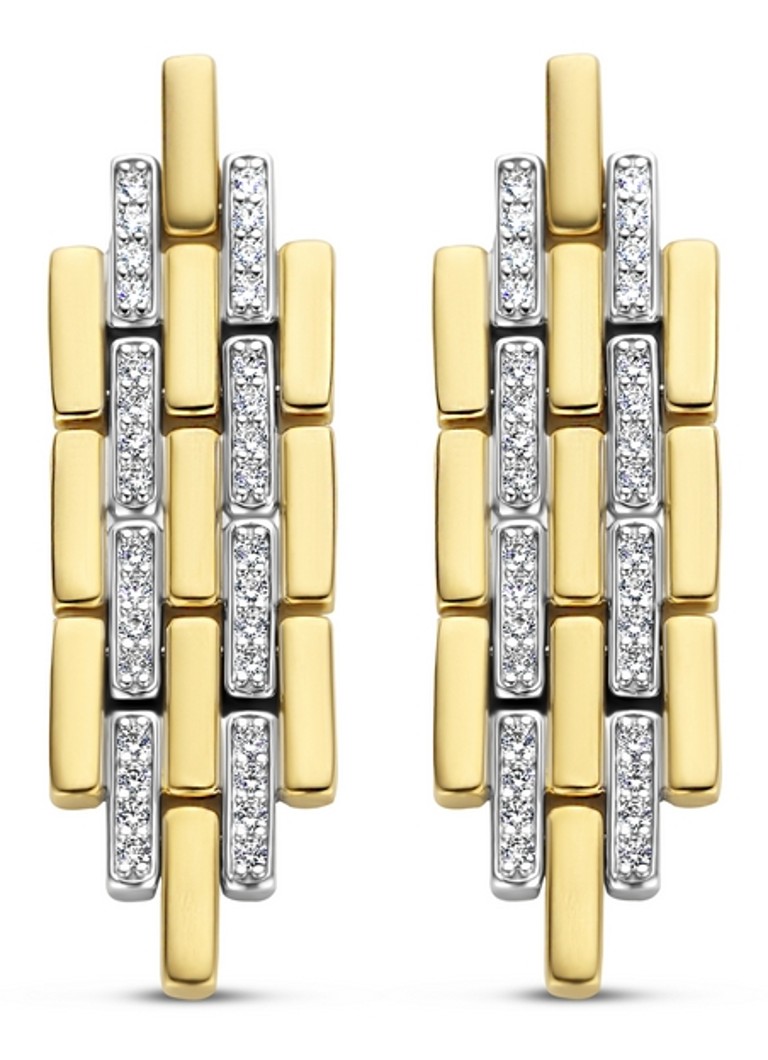 TI SENTO - Milano Stud Earrings gold plated 7891ZY
